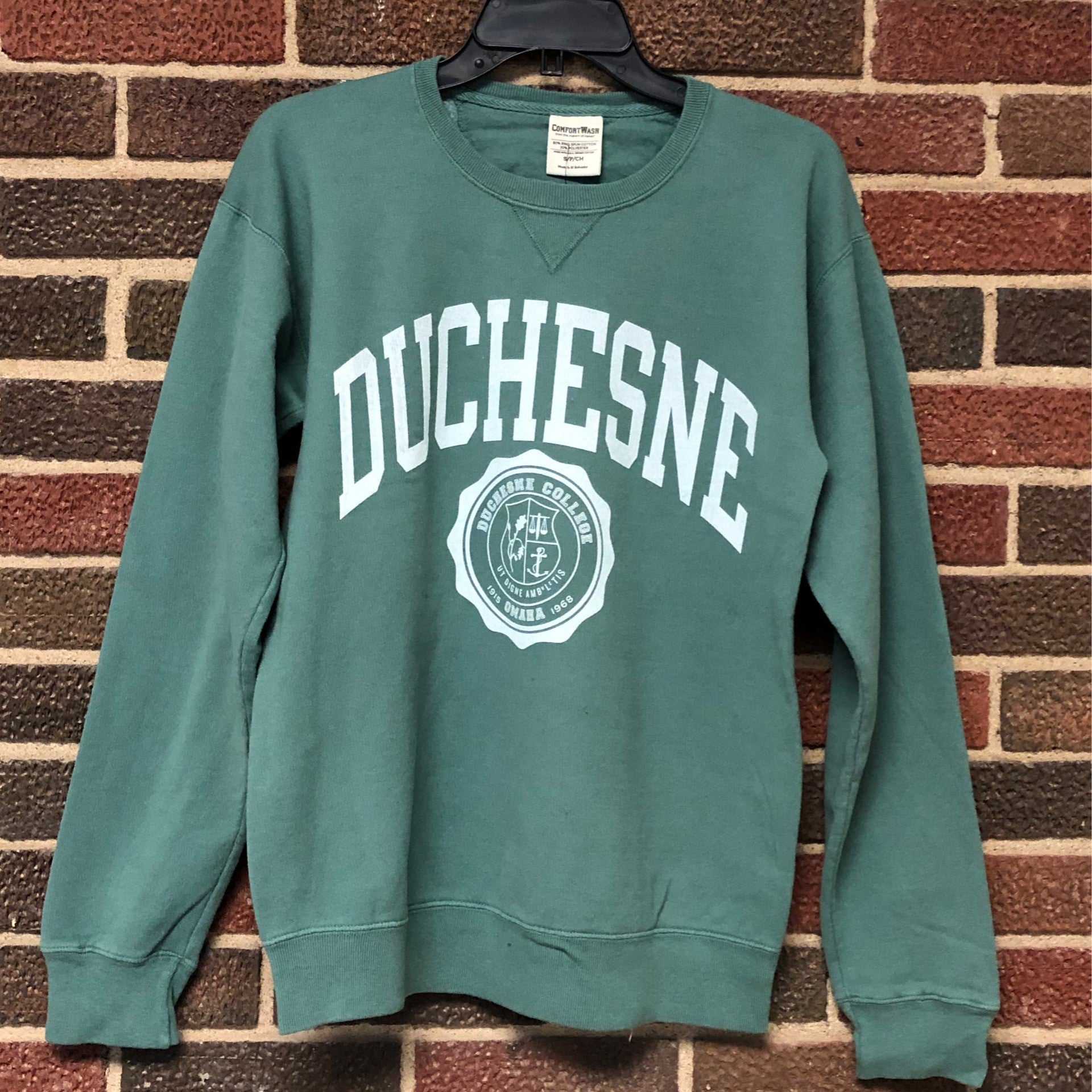 College Crew Sweatshirt UNIFORM APPROVED Duchesne Academy